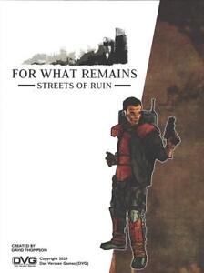 For What Remains: Streets of Ruin Board Game - Cooperative Game 1-2 Players