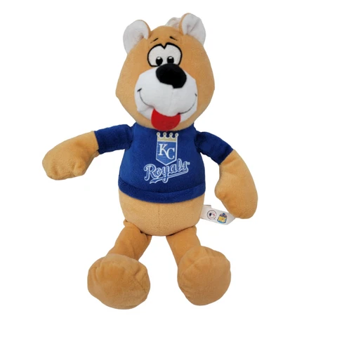 Kansas City KC Royals Teddy Bear Plush Stuffed Animal 13" MLB Baseball Cover