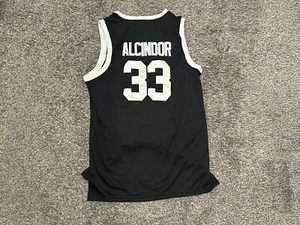 NWOT Kareem Abdul-Jabbar Power Memorial Large Black Jersey!! Len Alcindor. - Picture 1 of 2