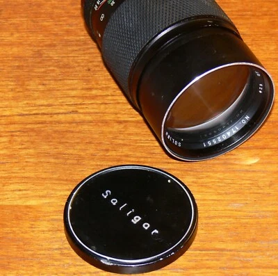200mm f3.5 Soligor Tele-Auto Telephoto Nikon F Lens made in JAPAN - Image 1 of 4