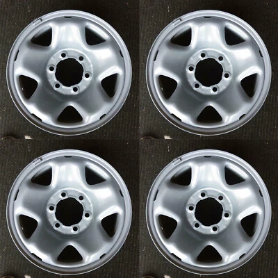 Toyota Tacoma Silver Steel OEM Wheel 16" 2016-2023 4 PCS Factory Rim 75192 69459 - Image 1 of 4
