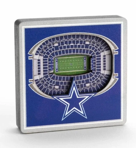 Dallas Cowboys 3 D Stadium Wood Magnet NFL Football Staduim Arena Cover