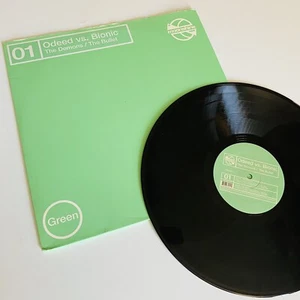Odeed vs Bionic THE DEMONS/ THE BULLET Vinyl Record 12” ELECTRONIC BREAKS - Imagen 1 de 2