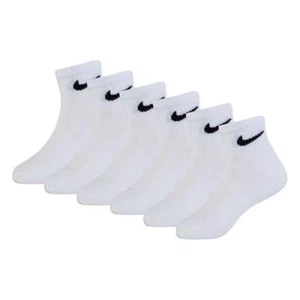 NIKE 3ER-PACK TRAINERSOCKEN LINER SOCKEN KNÖCHELSOCKEN KINDER GRÖSSEN 7 - 2 UK - Bild 1 von 6