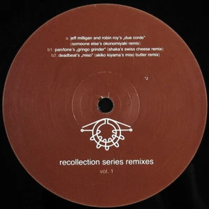 Various - Recollection Series Remixes Vol. 1 (12") (Very Good Plus (VG+)) - 1707 - Imagen 1 de 2