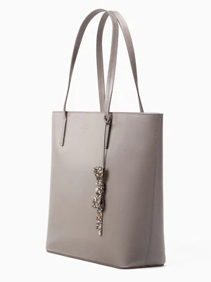 Bolso de Mano Kate Spade Karla Cityscape Gris Cuero Liso Seton Drive WKRU5670 NUEVO CON ETIQUETAS F Foto 1 de 4