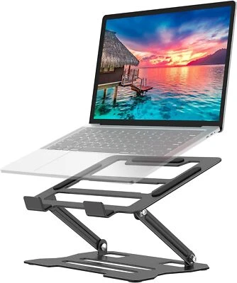 Laptop Tablet Stand Universal Adjustable Carbon Steel Computer Ergonomic - Image 1 of 4