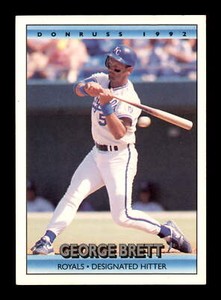 1992 Donruss #143 George Brett Kansas City Royals HOF