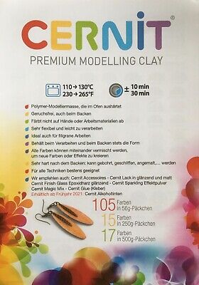 Modelliermasse Cernit Basteln 30 Farben • 2.85€