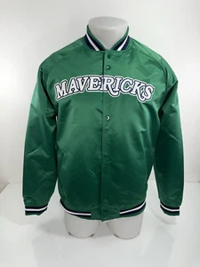 DALLAS MAVERICKS / MITCHELL & NESS - Satin Embroidered Mens M Jacket - MINT - Picture 1 of 9