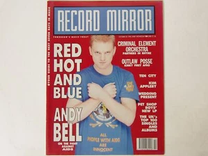 Record Mirror:  October  1990  Andy Bell / Wedding Present - Bild 1 von 4