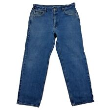 Carhartt B146DST Straight Leg Work Denim Blue Jeans 38x30 Actual 36"x29" Cotton