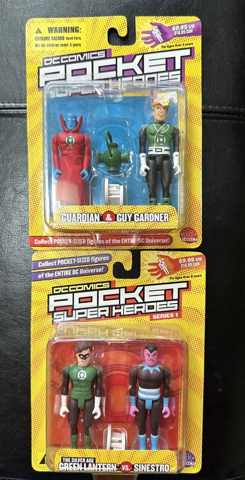 DC Comics Pocket Super Heroes LINTERNA VERDE SINESTRO Y GUARDIÁN GUY GARDNER Foto 1 de 1