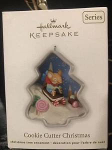 Hallmark CHRISTMAS ORNAMENT: COOKIE CUTTER CHRISTMAS: MOUSE Brand NEW - Picture 1 of 2