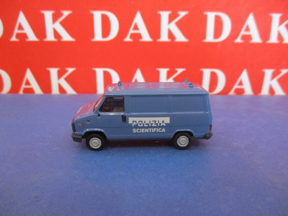 1/87 Scala HO Modellino Furgone Fiat Ducato Polizia Scientifica by Brekina - Immagine 1 di 4