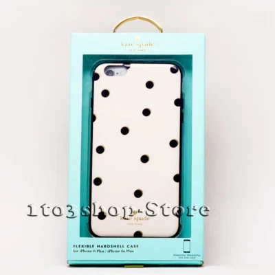 Kate Spade iPhone 6 Plus & iPhone 6s Plus Hard Case (White/Black Scattered Dots) - Image 1 of 4