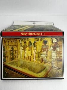 Vintage Egypt Post Cards Valley of the Kings 1950's Fold out Booklet - Picture 1 of 8