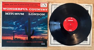 33 12" LP MOVIE SOUNDTRACK WONDERFUL COUNTRY ROBERT MITCHUM JULIE LONDON - Picture 1 of 2