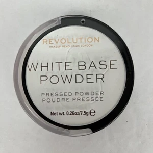 Revolution White Base Powder Pressed Powder Makeup Mirror Applicator 0.26 Oz - Picture 1 of 6