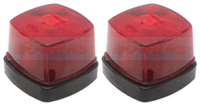 PAIR OF HELLA RED REAR MARKER LAMPS LIGHTS BAILEY PAGEANT RANGER SENATOR CARAVAN - Image 1 of 2
