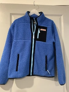 NWOT Vineyard Vines Fleece Youth Zip Up Jacket 16 - Picture 1 of 2