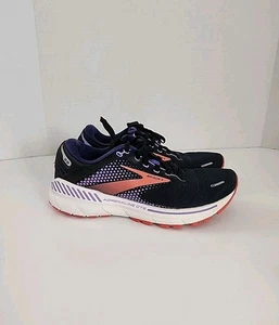 Brooks Adrenaline GTS 22 Running Shoes Sneakers Womens Size 9 D Navy Purple Gym - Picture 1 of 7