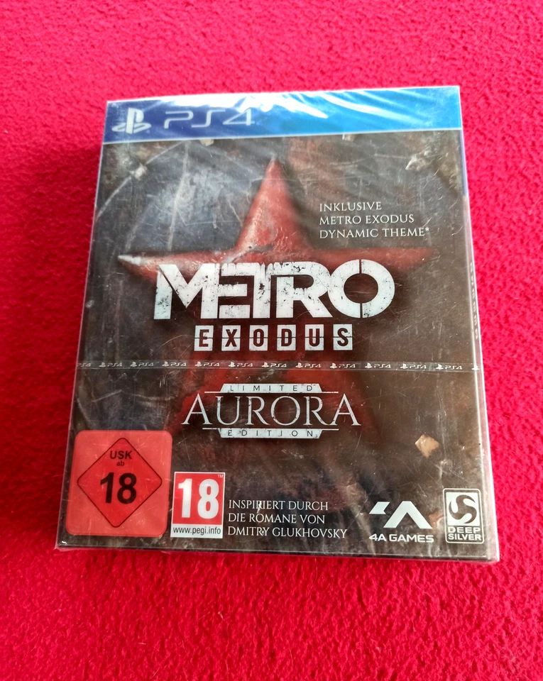 Metro Exodus - Aurora Limited Special Steelbook Edition PS4 NEU & Factory Sealed - Bild 1 von 4