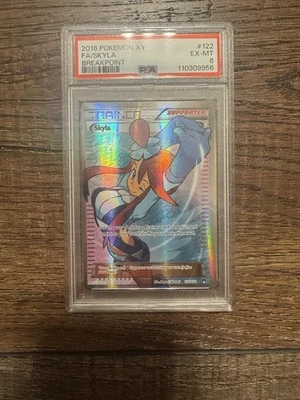 Pokemon Skyla 122/122 PSA 7 NM XY Breakpoint Trainer FA 2016 - Image 1 of 2