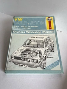 Haynes Workshop Manual Volkswagen Golf & Jetta Mk1. 1974-1982 - Picture 1 of 6