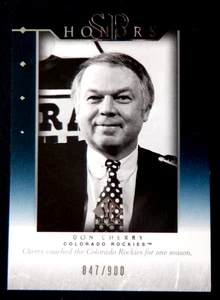Don Cherry SP Authentic Honors card H11 - 847 / 900, 2003 -04 Rockies - Bild 1 von 2