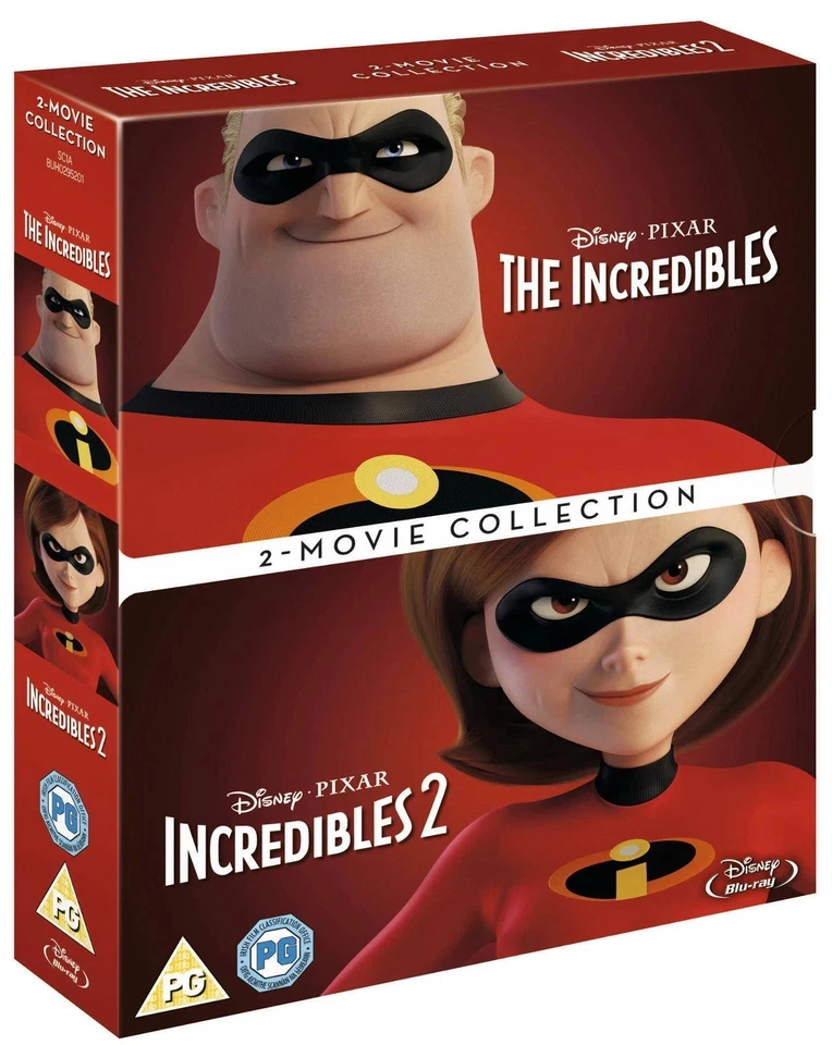 Incredibles: 2-movie Collection (Blu-ray) Craig T. Nelson (UK IMPORT) - Image 1 of 1