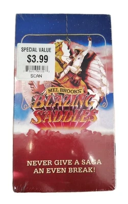 BLAZING SADDLES VHS Gene Wilder Cleavon Little Richard Pryor NEW SEALED 1998 AB1 - Image 1 of 2