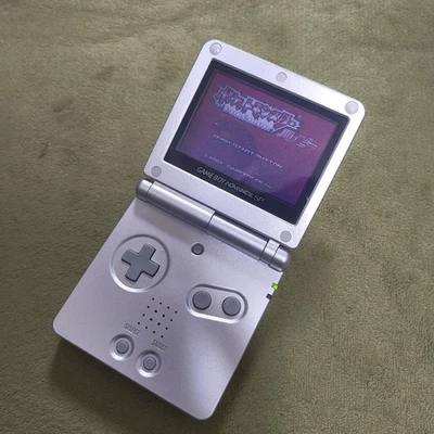 Nintendo Game Boy Advance SP Silver Body Only Folding Console Used - Image 1 of 3