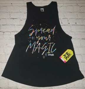 NWT ZUMBA Women's Workout Athletic Tank Top Size XS  Spread Your Magic - Picture 1 of 3