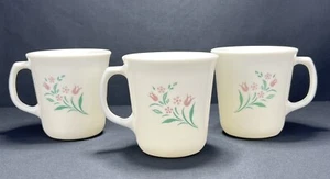 Corning Corelle Rosemarie Set of 3 Coffee Cups - Picture 1 of 4
