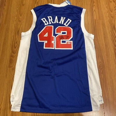 Elton Brand Signed Autograph Reebok Los Angeles Clippers Swingman Alt Jersey PSA - Image 1 of 4