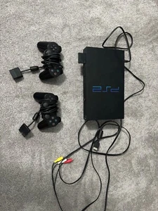 Sony PlayStation 2 Home Console - Black + 2 Controllers + 20 games - Picture 1 of 6