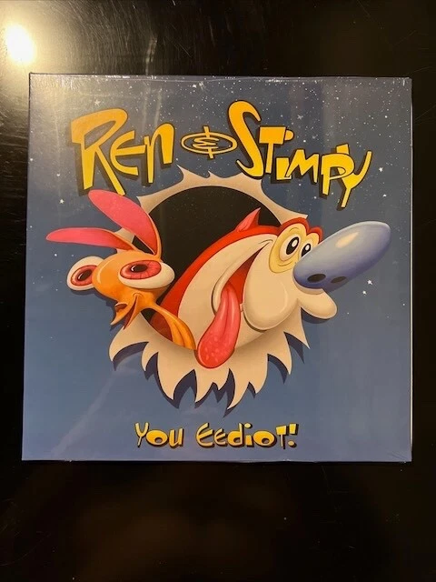 Ren and Stimpy - You Eediot! LIMITED EDITION LOG VARIANT /500 Color Splatter LP Foto 1 de 1