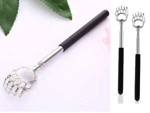 Telescopic BEAR CLAW BACK SCRATCHER Metal Extending Extendable Massager Portable - Picture 1 of 18