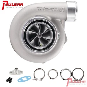 PTE 6766 6766E 6766SP 6766HP Billet Ball Bearing Turbo Dual Vband 0.96A/R - Picture 1 of 8