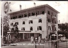 ROMENO B/N VIAG 1970 ALBERGO VILLA NUOVA DISTR. BENZINA FINA