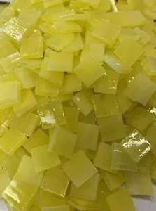 Azulejos de mosaico de vitral amarillo B de 1/2" - Imagen 1 de 1