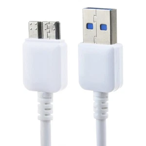 Cable USB 3.0 blanco para disco duro externo Samsung D3 Station 2TB HX-D201TEBK - Imagen 1 de 3