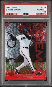 2000 Topps Finest Barry Bonds #279 PSA 10 - San Francisco Giants - Picture 1 of 2