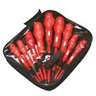 Insulated Slotted Cross Screwdriver Set 9Pcs Electrician Tools 1000V Safe Use