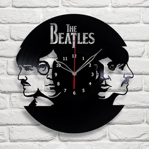 The Beatles Vinyl Record Wall Clock Home Fan Art Decor Vinyl Сlock 295 - Picture 1 of 9