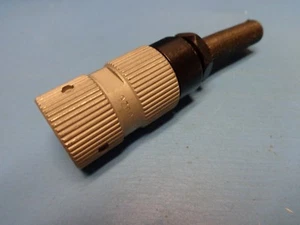 (1) MC329B1 6 Pin position Audio Connector Plug w/ wire strain relief M55116/4-5 - Picture 1 of 4