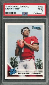 2019 Donruss Kyler Murray Rated Rookie RC Cardinals PSA 9 Mint - FREE SHIPPING!! - Picture 1 of 2
