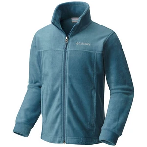 NEW COLUMBIA Polar Fleece Full Zip Sweatshirt Baby Infant 6-12 mos Teal NWT KK45 - Picture 1 of 1