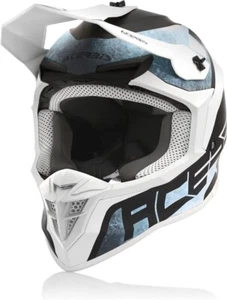 Acerbis Linear Medium Size Full Face Off-Road Helmet Multicolour Strap Closure - Picture 1 of 5